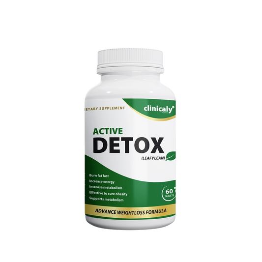 Active Detox herbal weight management tablets, 60 tablet bottle by Clinicaly